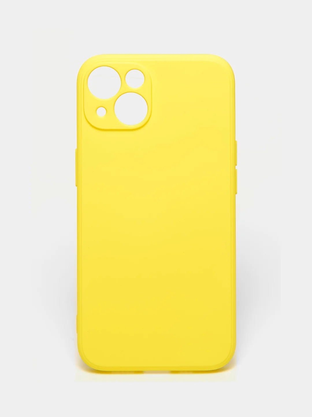 Желтый чехол iPhone 11 13 12 Pro Mini силиконовый ( Айфон Про Мини )