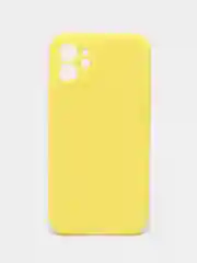 Желтый чехол iPhone 11 13 12 Pro Mini силиконовый ( Айфон Про Мини )