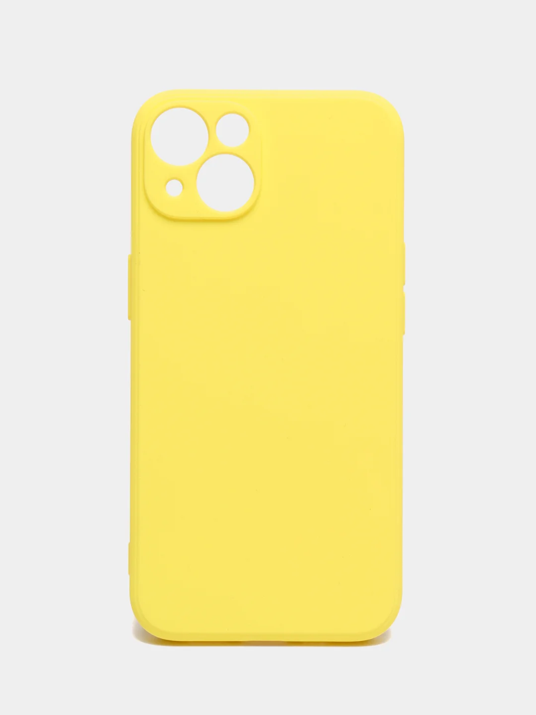Желтый чехол iPhone 11 13 12 Pro Mini силиконовый ( Айфон Про Мини )