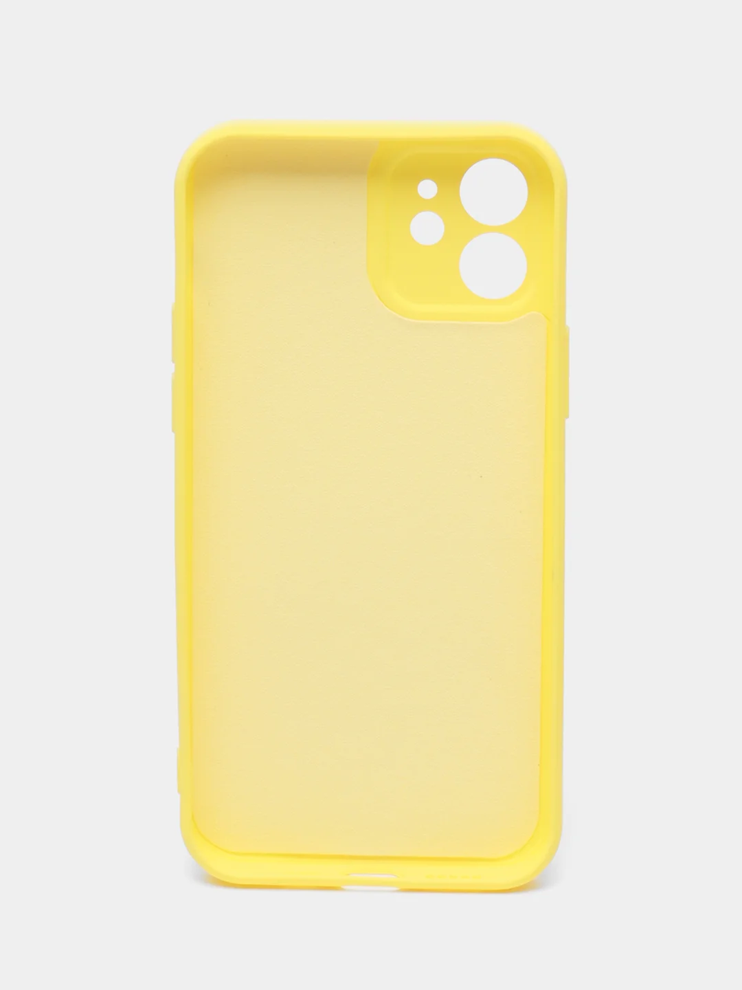 Желтый чехол iPhone 11 13 12 Pro Mini силиконовый ( Айфон Про Мини )