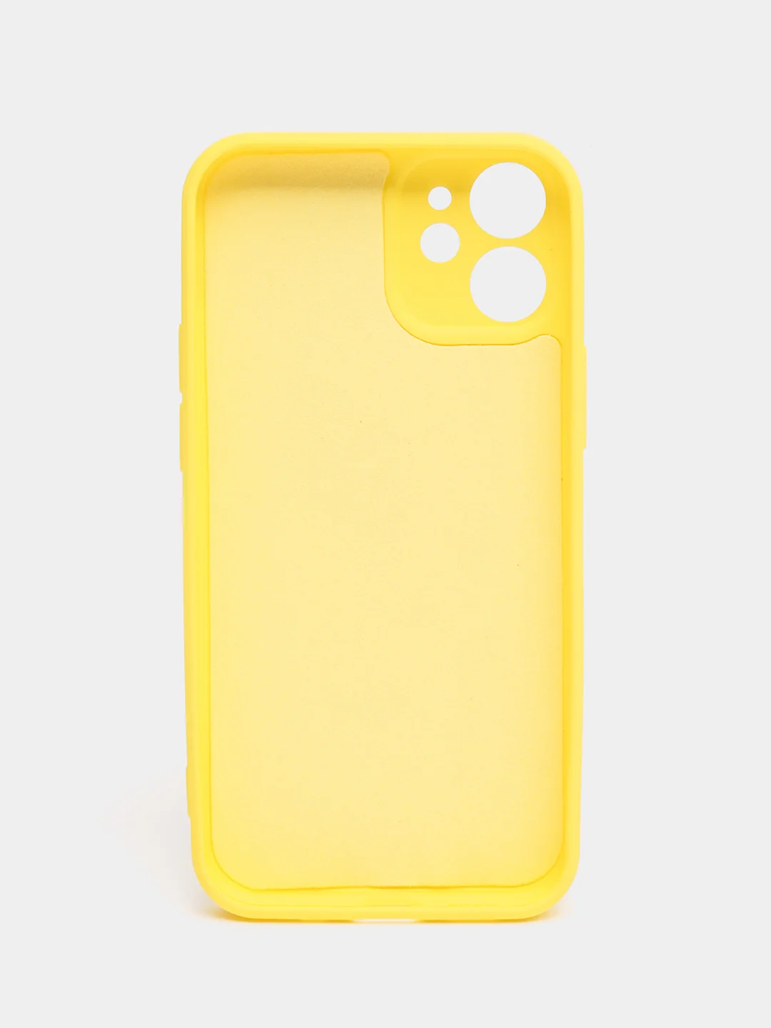 Желтый чехол iPhone 11 13 12 Pro Mini силиконовый ( Айфон Про Мини )
