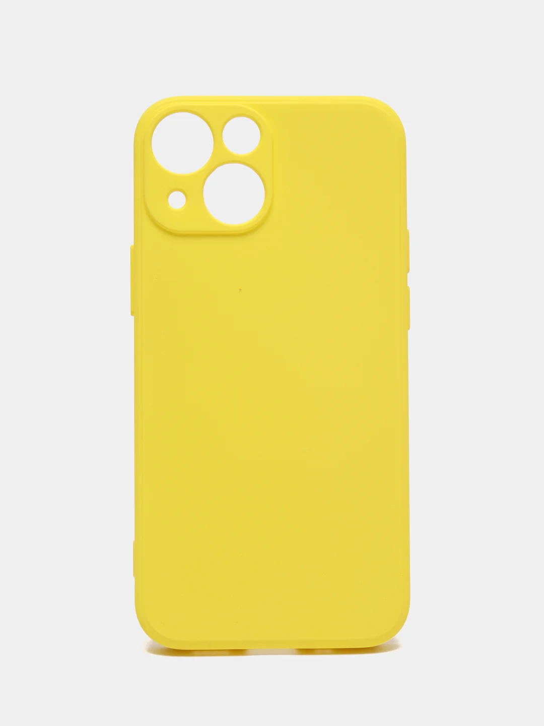 Желтый чехол iPhone 11 13 12 Pro Mini силиконовый ( Айфон Про Мини )