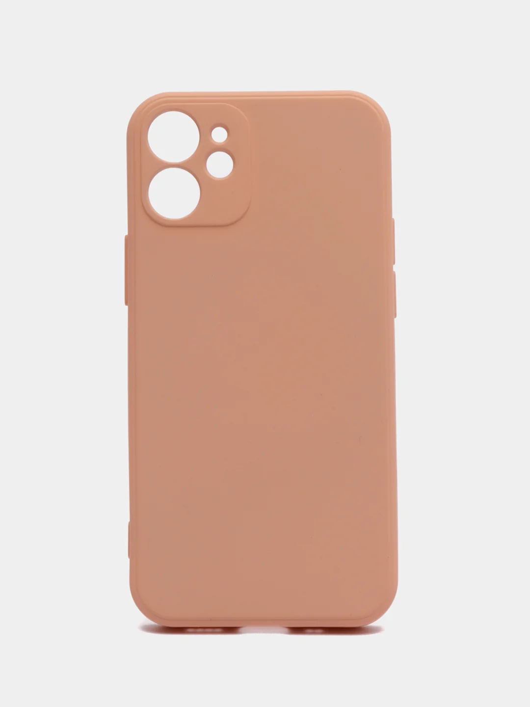 Бежевый чехол iPhone 11 13 12 Pro Mini силиконовый ( Айфон Про Мини )