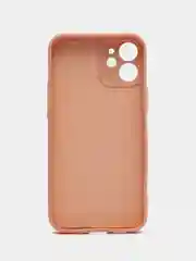 Бежевый чехол iPhone 11 13 12 Pro Mini силиконовый ( Айфон Про Мини )