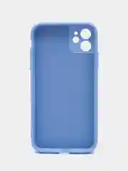 Голубой чехол iPhone 11 13 12 Pro Mini силиконовый ( Айфон Про Мини )