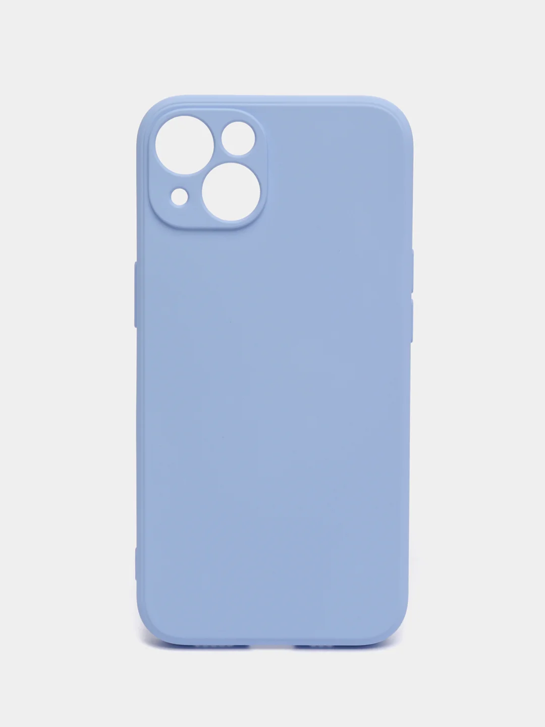 Голубой чехол iPhone 11 13 12 Pro Mini силиконовый ( Айфон Про Мини )