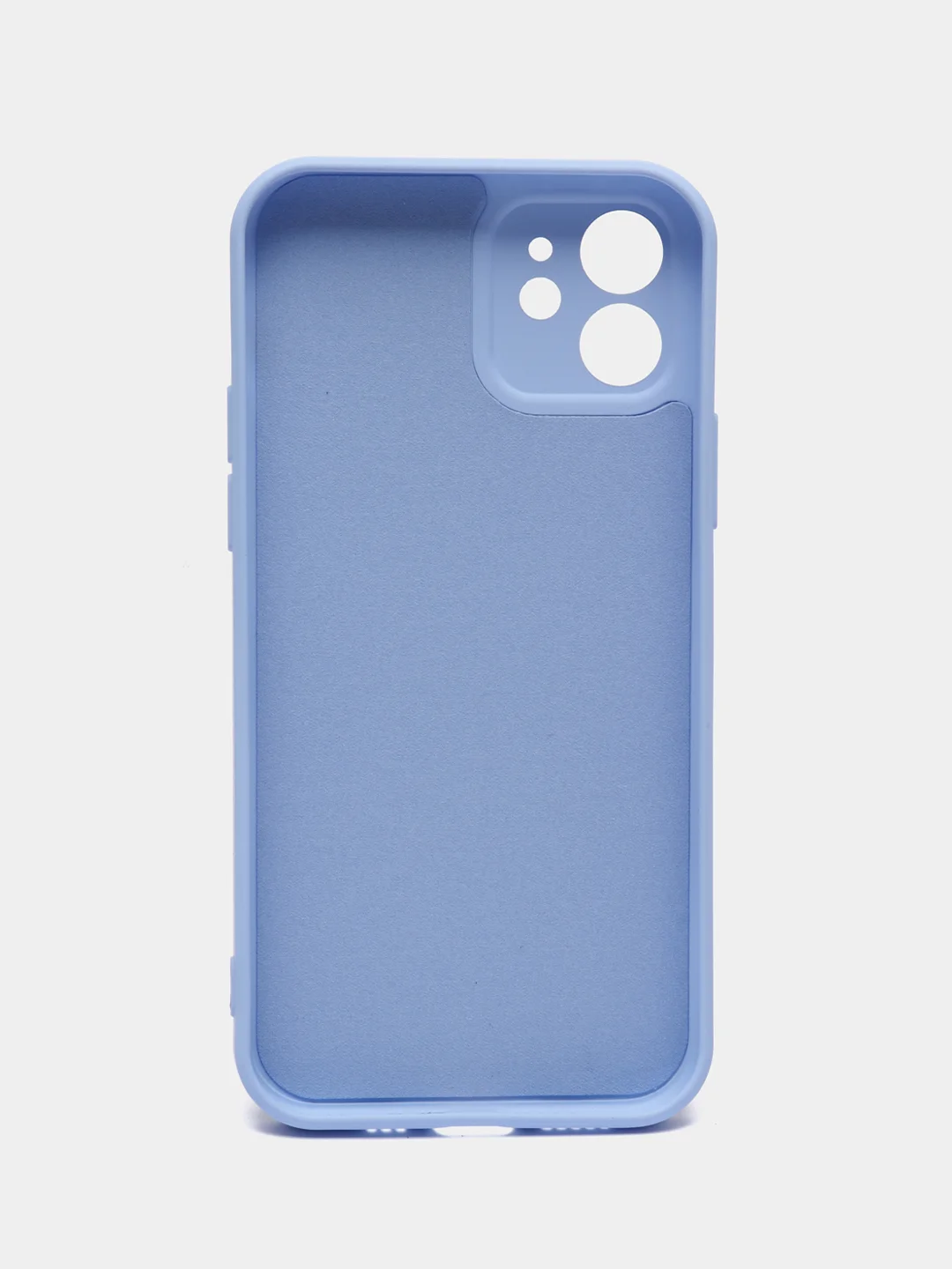 Голубой чехол iPhone 11 13 12 Pro Mini силиконовый ( Айфон Про Мини )