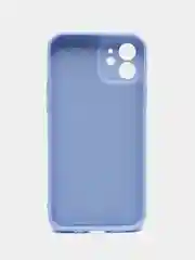 Голубой чехол iPhone 11 13 12 Pro Mini силиконовый ( Айфон Про Мини )