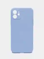 Голубой чехол iPhone 11 13 12 Pro Mini силиконовый ( Айфон Про Мини )