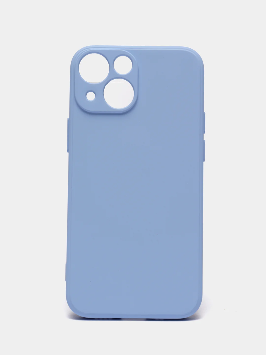 Голубой чехол iPhone 11 13 12 Pro Mini силиконовый ( Айфон Про Мини )