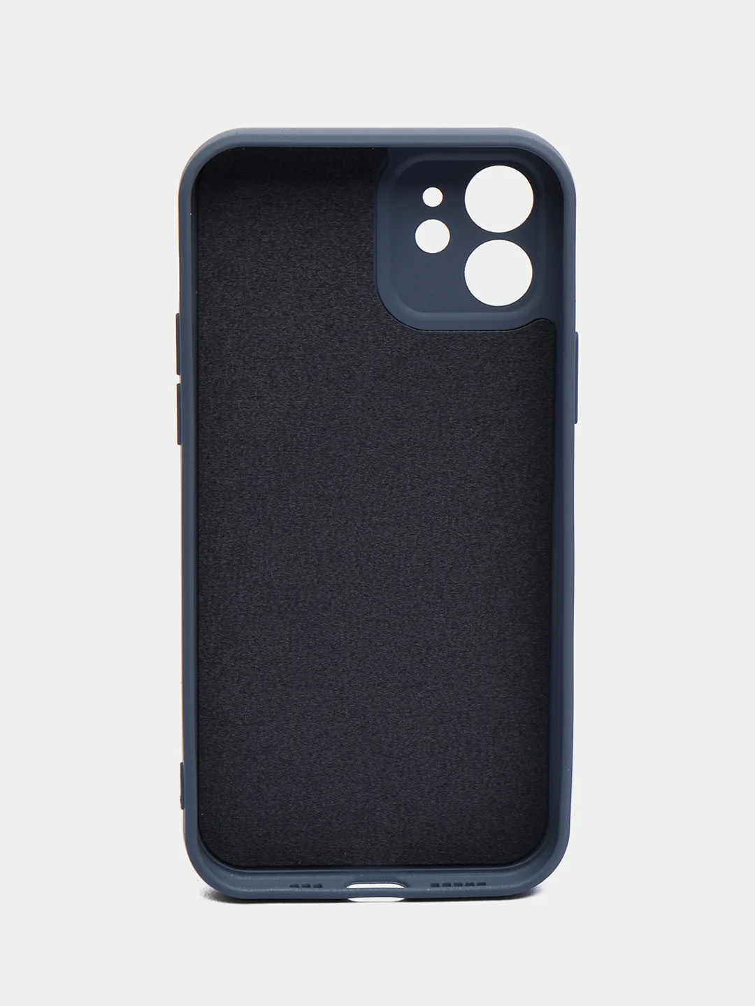 Серый чехол iPhone 11 13 12 Pro Mini силиконовый ( Айфон Про Мини )