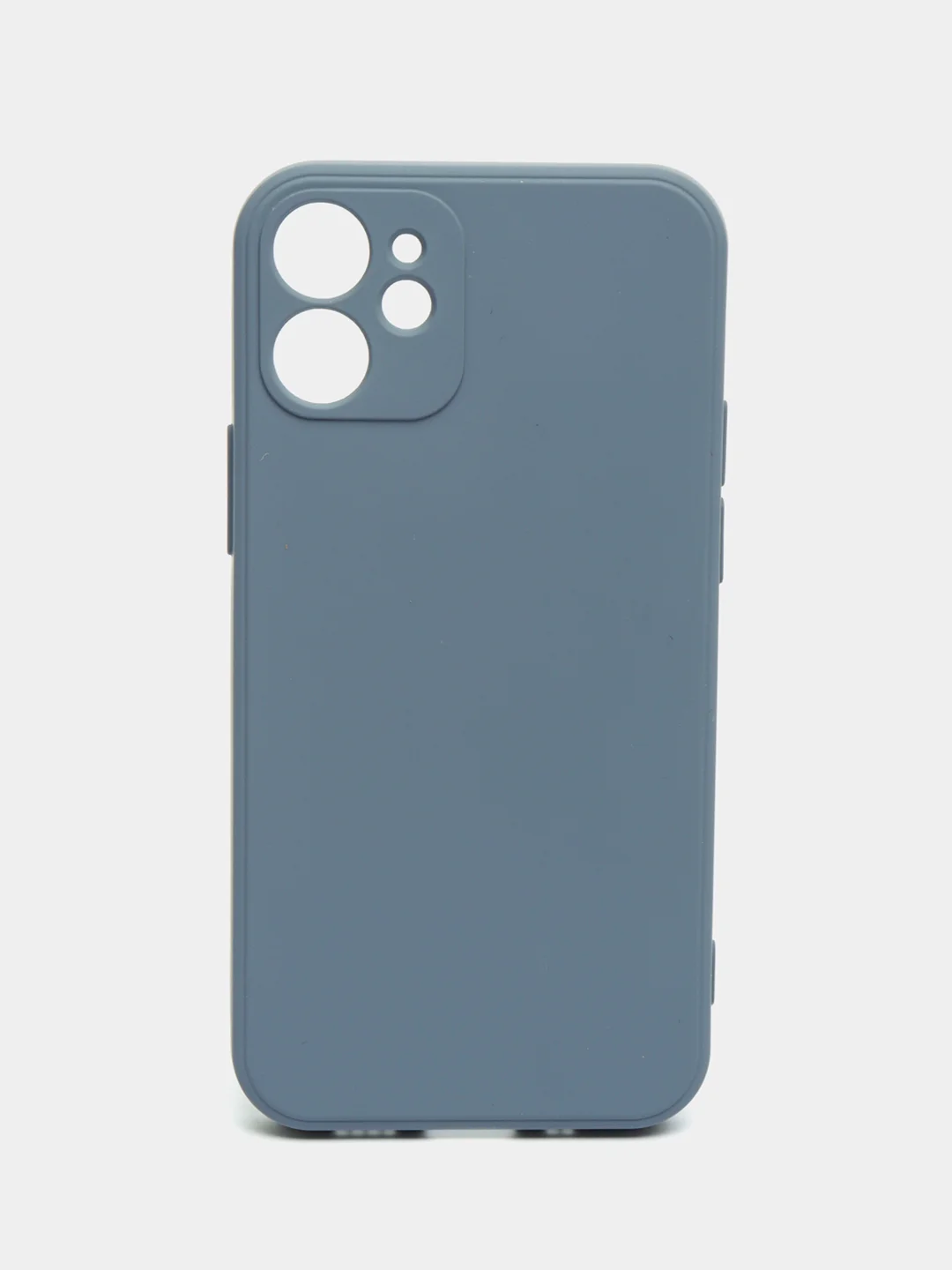Серый чехол iPhone 11 13 12 Pro Mini силиконовый ( Айфон Про Мини )