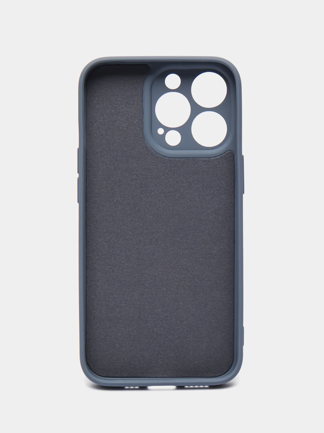 Серый чехол iPhone 11 13 12 Pro Mini силиконовый ( Айфон Про Мини )