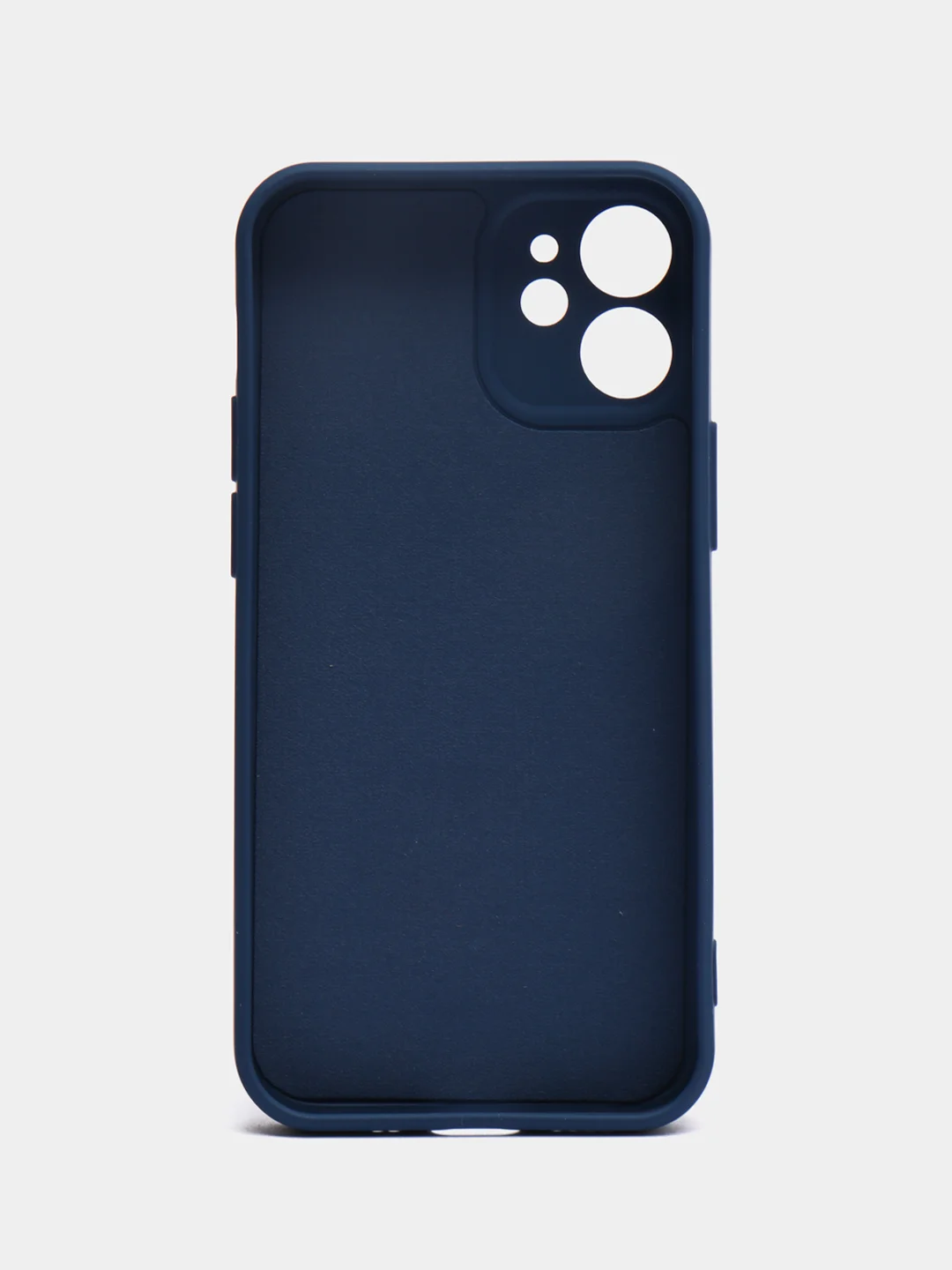 Темно-синий чехол iPhone 11 13 12 Pro Mini силиконовый ( Айфон Про Мини )