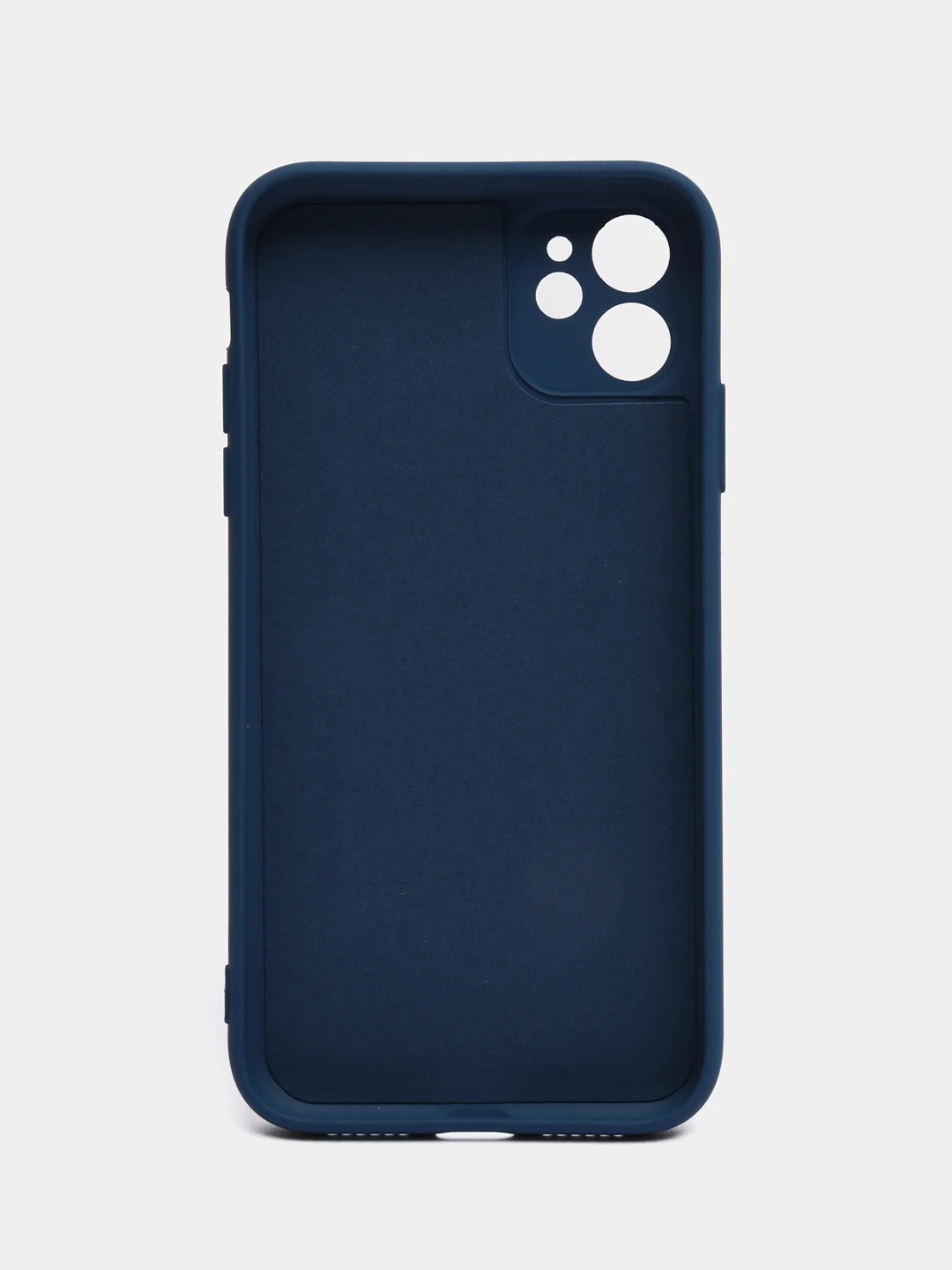 Темно-синий чехол iPhone 11 13 12 Pro Mini силиконовый ( Айфон Про Мини )