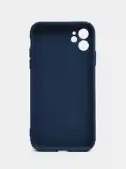 Темно-синий чехол iPhone 11 13 12 Pro Mini силиконовый ( Айфон Про Мини )