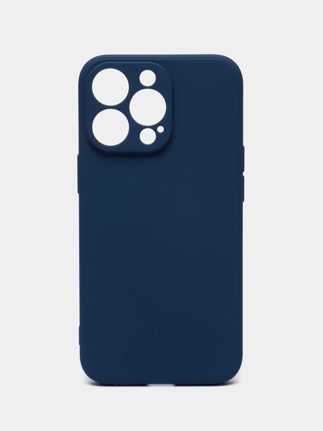Темно-синий чехол iPhone 11 13 12 Pro Mini силиконовый ( Айфон Про Мини )