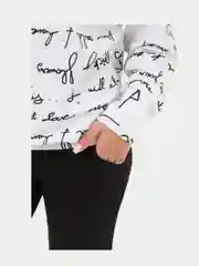 Белый костюм женский спортивный, с брюками