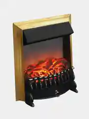 Очаг электрокамина RealFlame Fobos Lux, золотой, с обогревателем