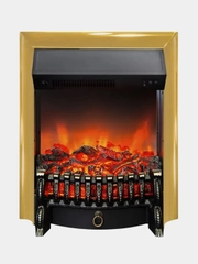 Очаг электрокамина RealFlame Fobos Lux, золотой, с обогревателем
