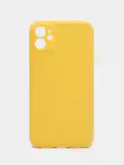 Желтый чехол iPhone 11 14 13 12 Pro Mini Plus XR 7 8 SE 2020 силиконовый (Айфон ХР Про Мини Плюс)