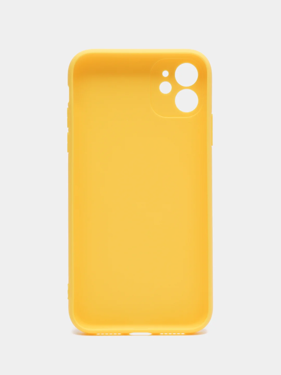 Желтый чехол iPhone 11 14 13 12 Pro Mini Plus XR 7 8 SE 2020 силиконовый (Айфон ХР Про Мини Плюс)