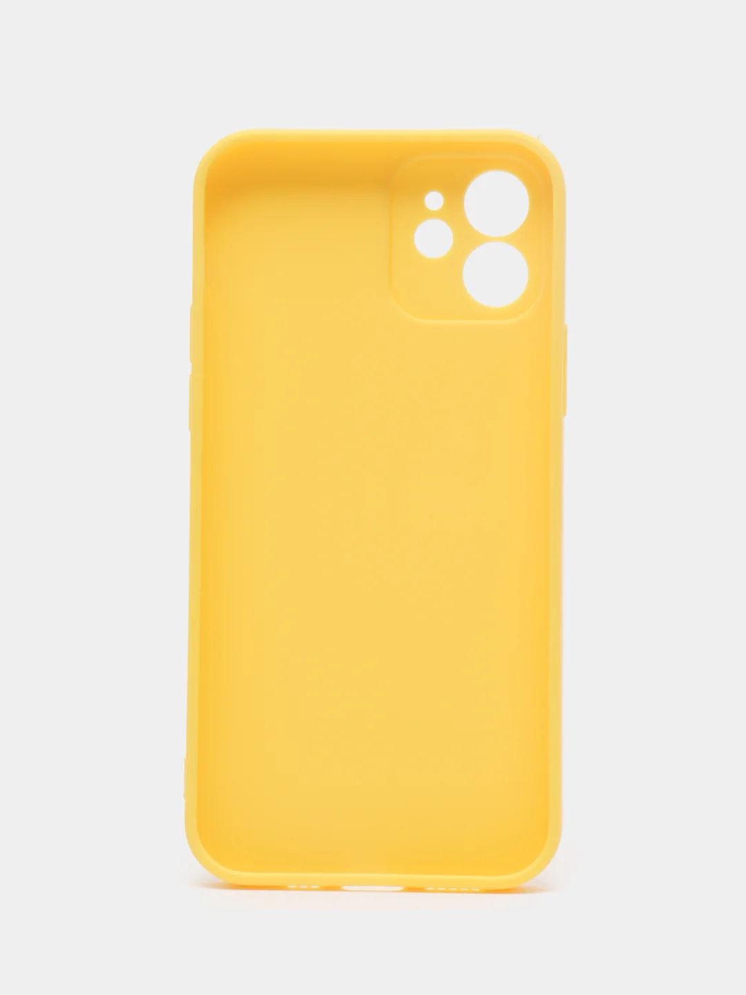 Желтый чехол iPhone 11 14 13 12 Pro Mini Plus XR 7 8 SE 2020 силиконовый (Айфон ХР Про Мини Плюс)