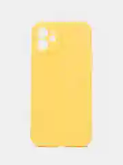 Желтый чехол iPhone 11 14 13 12 Pro Mini Plus XR 7 8 SE 2020 силиконовый (Айфон ХР Про Мини Плюс)