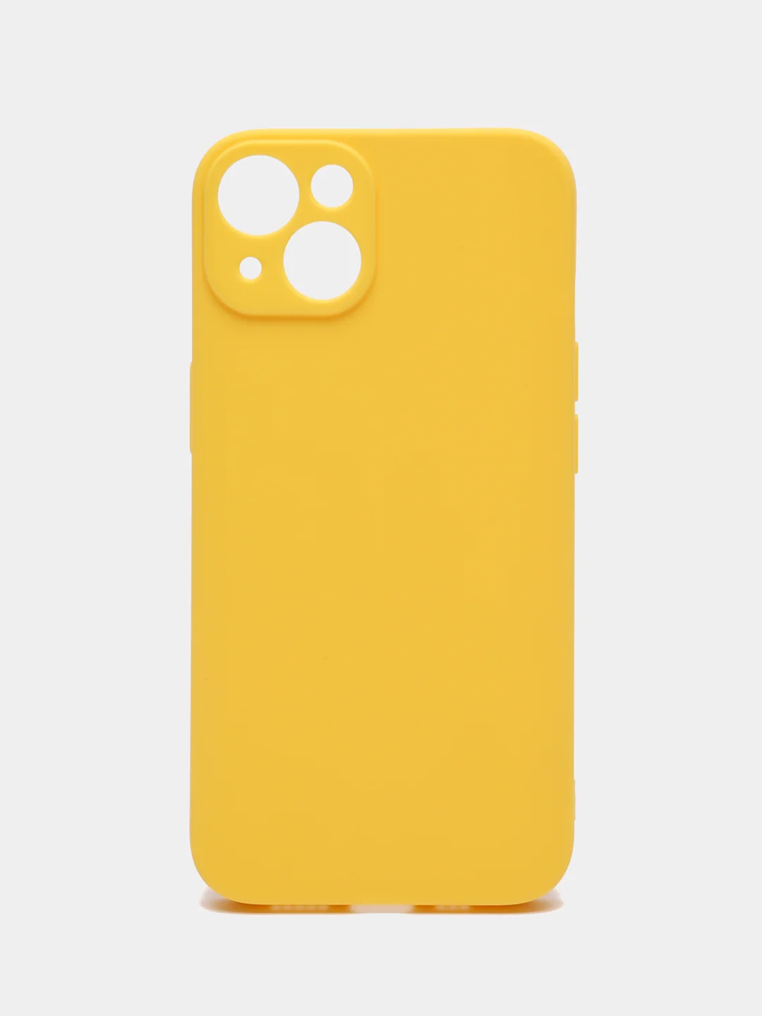 Желтый чехол iPhone 11 14 13 12 Pro Mini Plus XR 7 8 SE 2020 силиконовый (Айфон ХР Про Мини Плюс)
