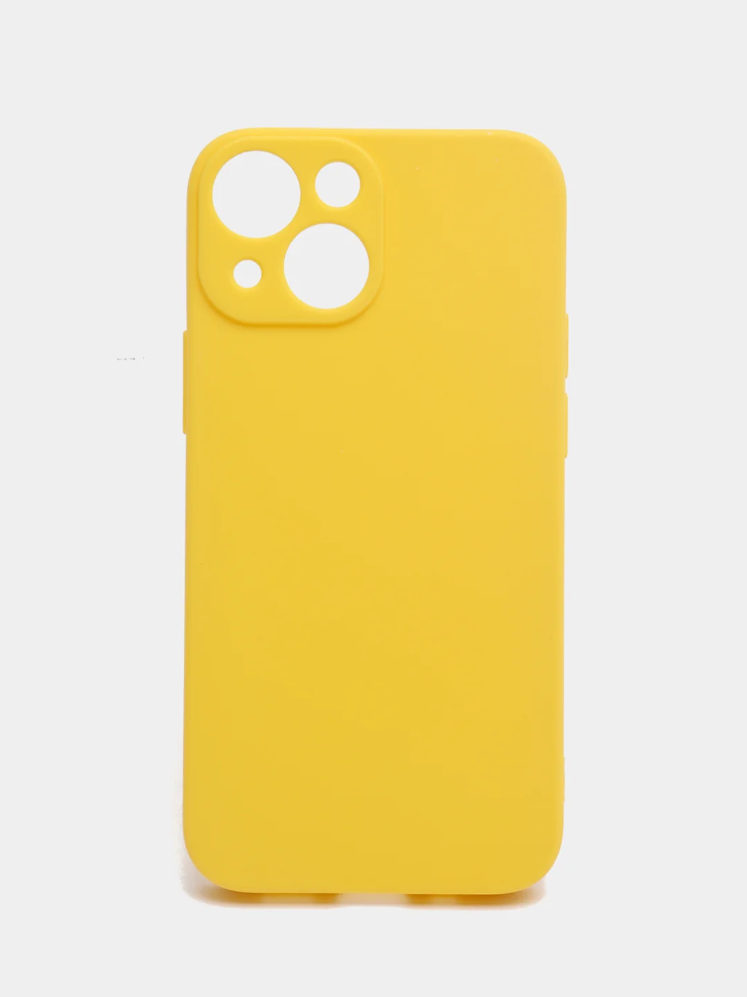 Желтый чехол iPhone 11 14 13 12 Pro Mini Plus XR 7 8 SE 2020 силиконовый (Айфон ХР Про Мини Плюс)