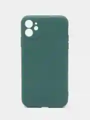 Зеленый чехол iPhone 11 14 13 12 Pro Mini Plus XR 7 8 SE 2020 силиконовый (Айфон ХР Про Мини Плюс)