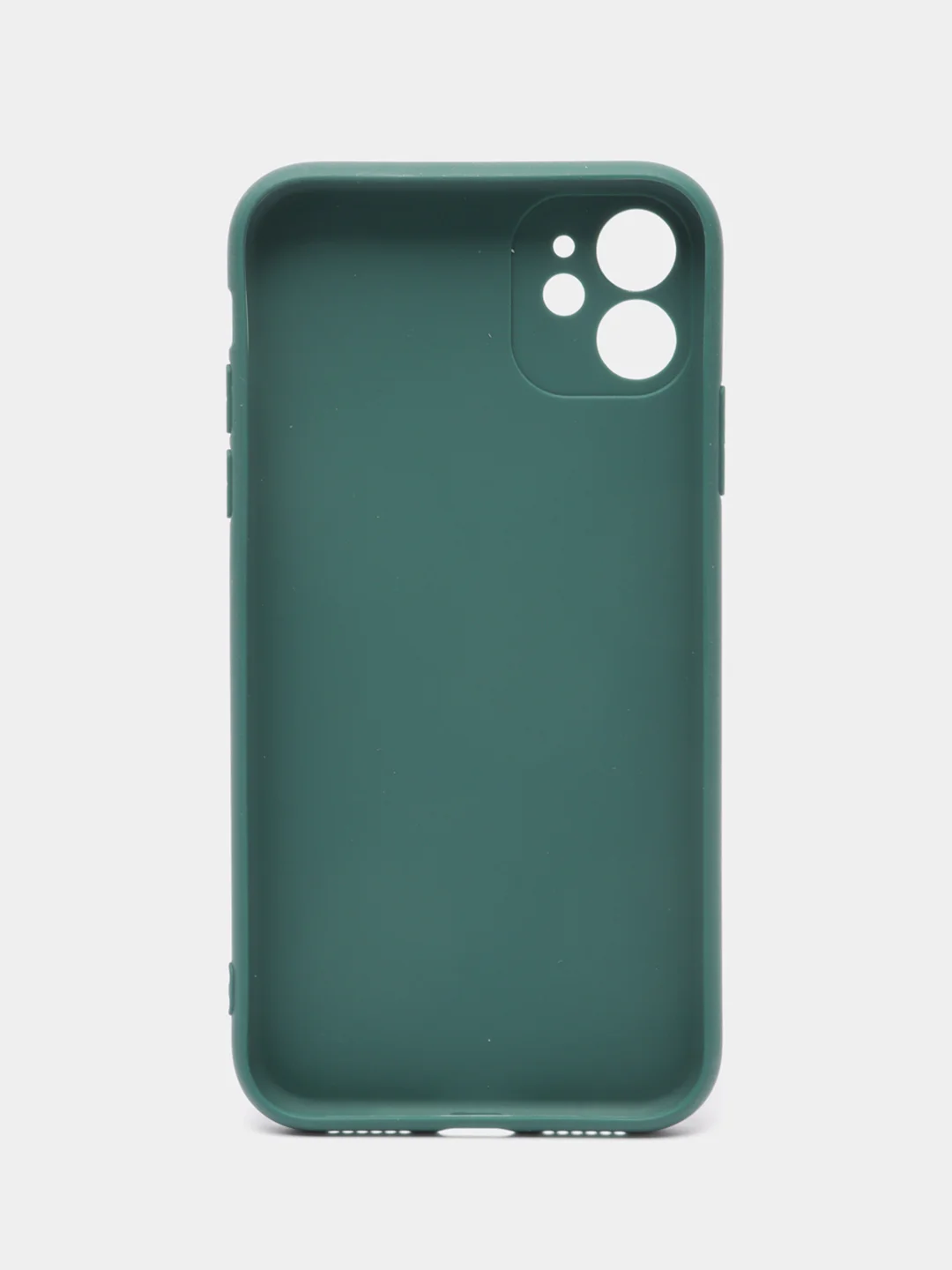 Зеленый чехол iPhone 11 14 13 12 Pro Mini Plus XR 7 8 SE 2020 силиконовый (Айфон ХР Про Мини Плюс)