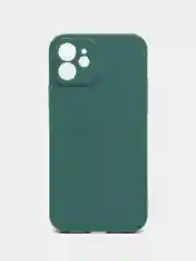 Зеленый чехол iPhone 11 14 13 12 Pro Mini Plus XR 7 8 SE 2020 силиконовый (Айфон ХР Про Мини Плюс)