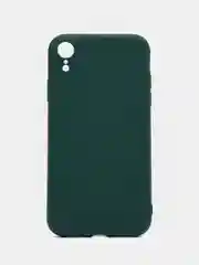 Зеленый чехол iPhone 11 14 13 12 Pro Mini Plus XR 7 8 SE 2020 силиконовый (Айфон ХР Про Мини Плюс)