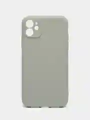 Серый чехол iPhone 11 14 13 12 Pro Mini Plus XR 7 8 SE 2020 силиконовый (Айфон ХР Про Мини Плюс)