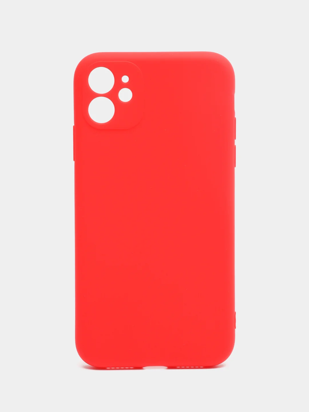Красный чехол iPhone 11 14 13 12 Pro Mini Plus XR 7 8 SE 2020 силиконовый (Айфон ХР Про Мини Плюс)
