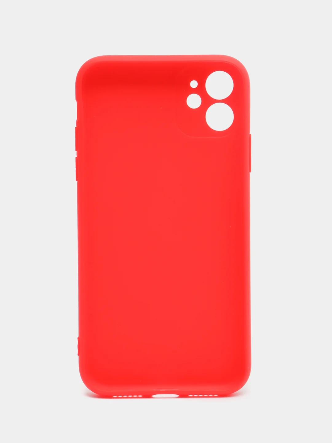 Красный чехол iPhone 11 14 13 12 Pro Mini Plus XR 7 8 SE 2020 силиконовый (Айфон ХР Про Мини Плюс)