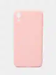 Розовый чехол iPhone 11 14 13 12 Pro Mini Plus XR 7 8 SE 2020 силиконовый (Айфон ХР Про Мини Плюс)