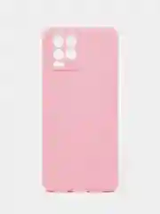 Розовый чехол для Realme 8 / 8 Pro, силиконовый