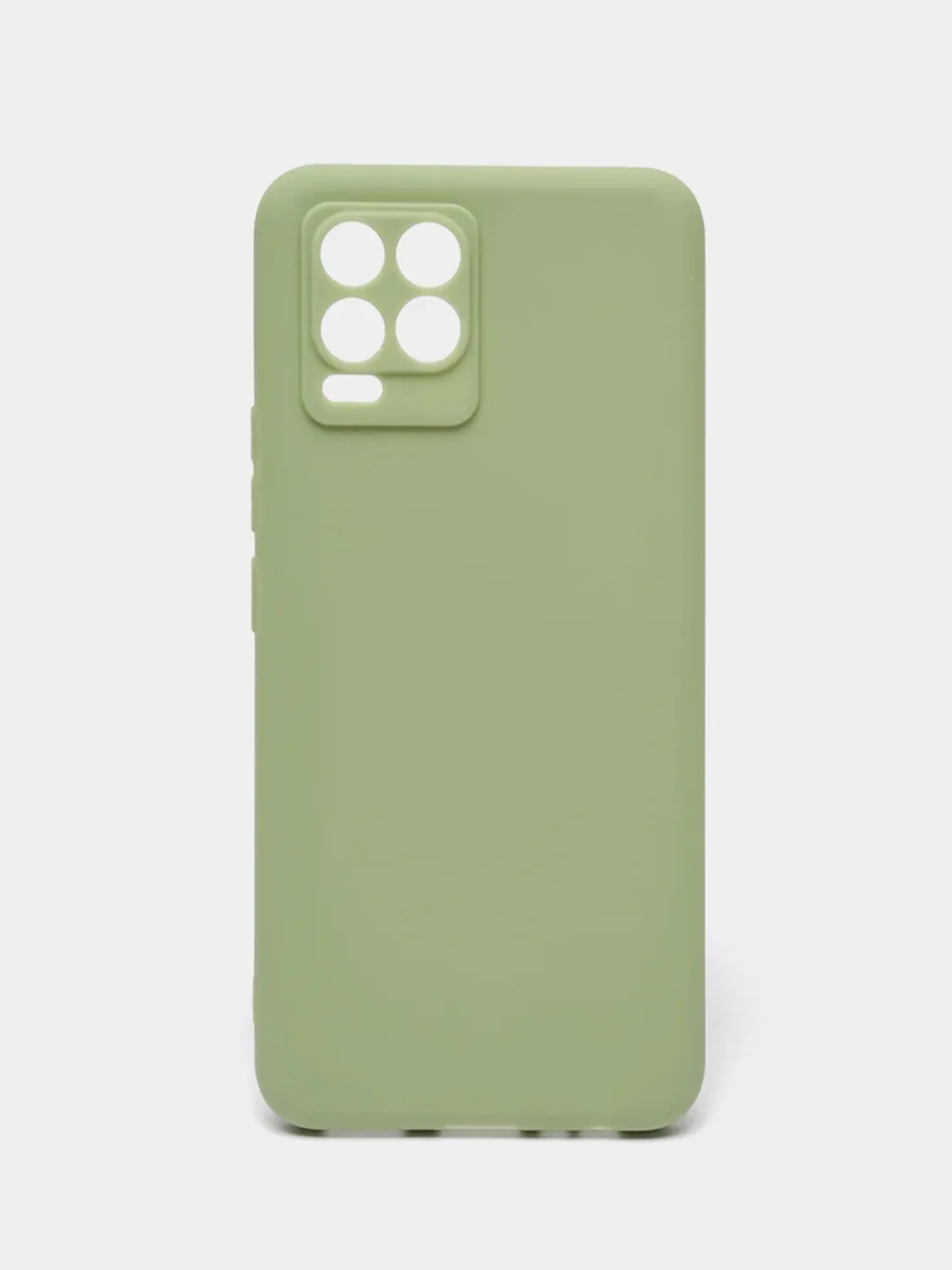 Оливковый чехол для Realme 8 / 8 Pro, силиконовый