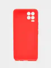 Красный чехол для Realme 8 / 8 Pro, силиконовый