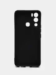 Черный чехол для Infinix Hot 12i, прозрачный (Инфиникс Хот 12 ай)