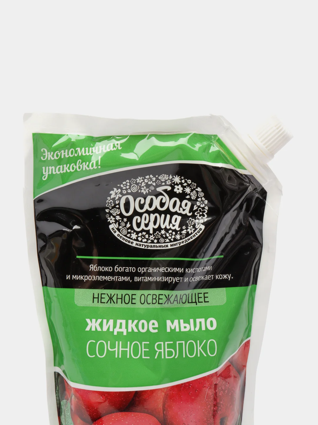 Зеленый жидкое мыло черешня и миндаль, апельсиновый мёд 500мл мягкое, крем,