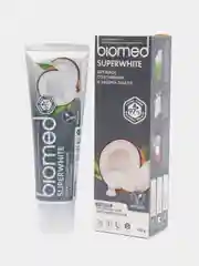 Зубная паста BIOMED Superwhite, для чувствительной эмали, отбеливающая с кокосом, 100 г
