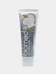 Зубная паста BIOMED Superwhite, для чувствительной эмали, отбеливающая с кокосом, 100 г