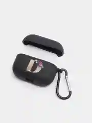 Прозрачный чехол для наушников Apple Airpods 1 / 2 / 3 / Pro силиконовый с карабином