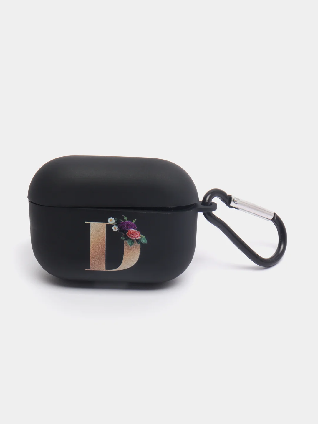 Прозрачный чехол для наушников Apple Airpods 1 / 2 / 3 / Pro силиконовый с карабином