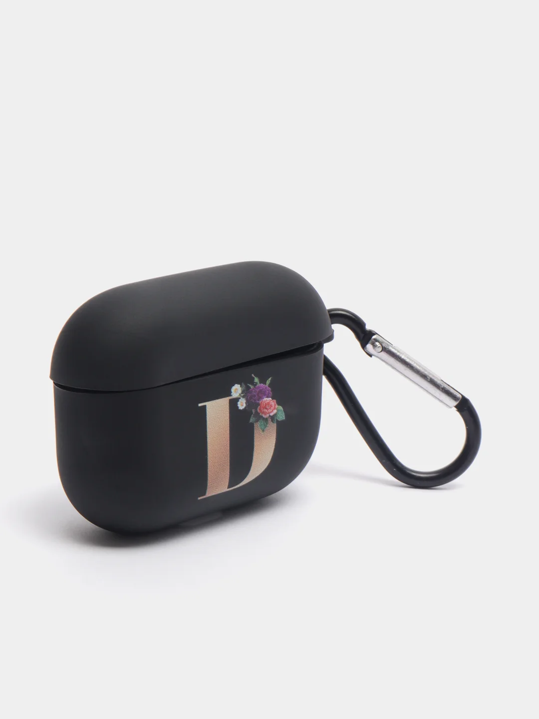 Прозрачный чехол для наушников Apple Airpods 1 / 2 / 3 / Pro силиконовый с карабином