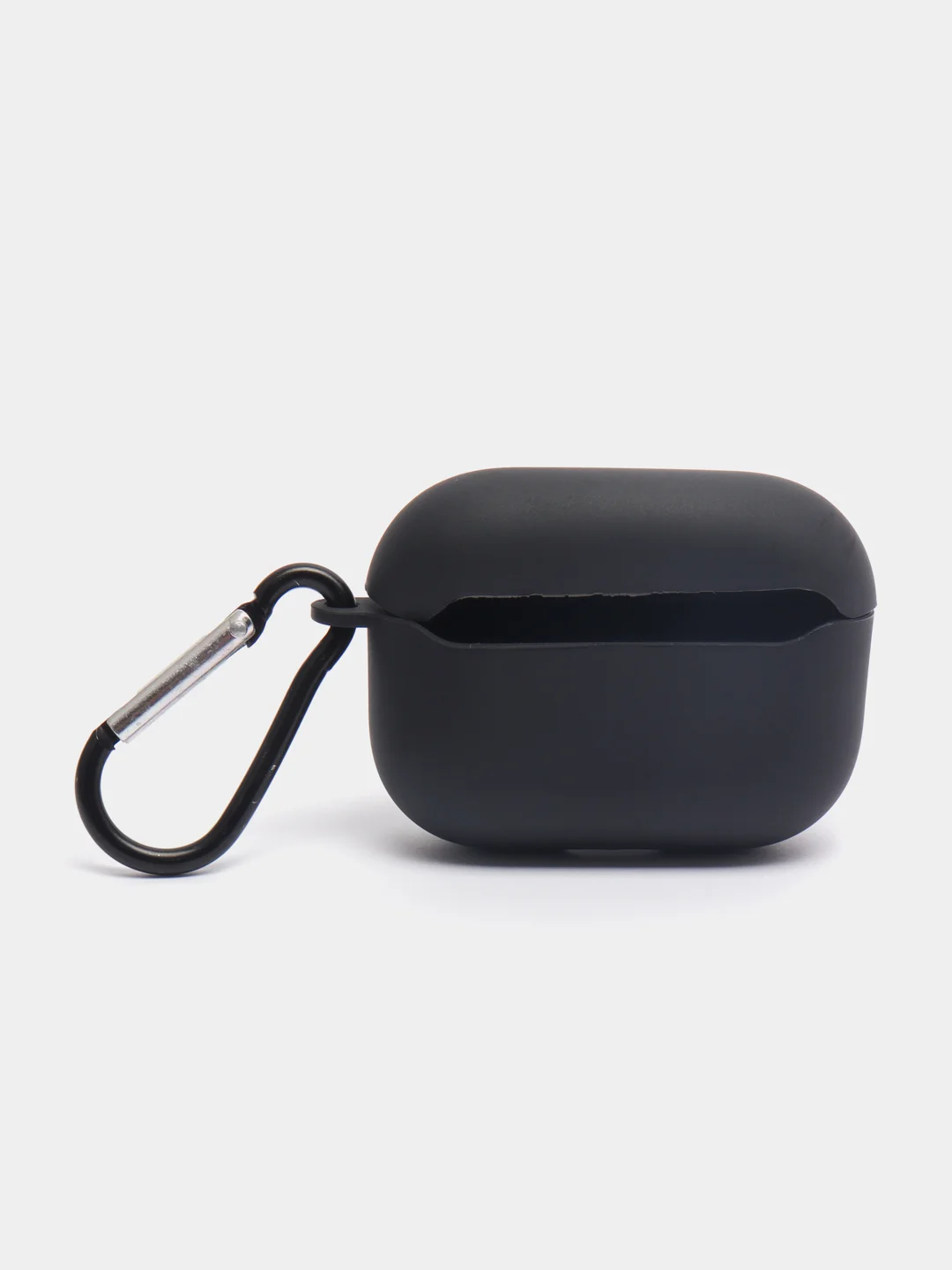 Прозрачный чехол для наушников Apple Airpods 1 / 2 / 3 / Pro силиконовый с карабином