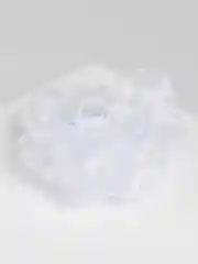 Бант белый праздничный для девочек